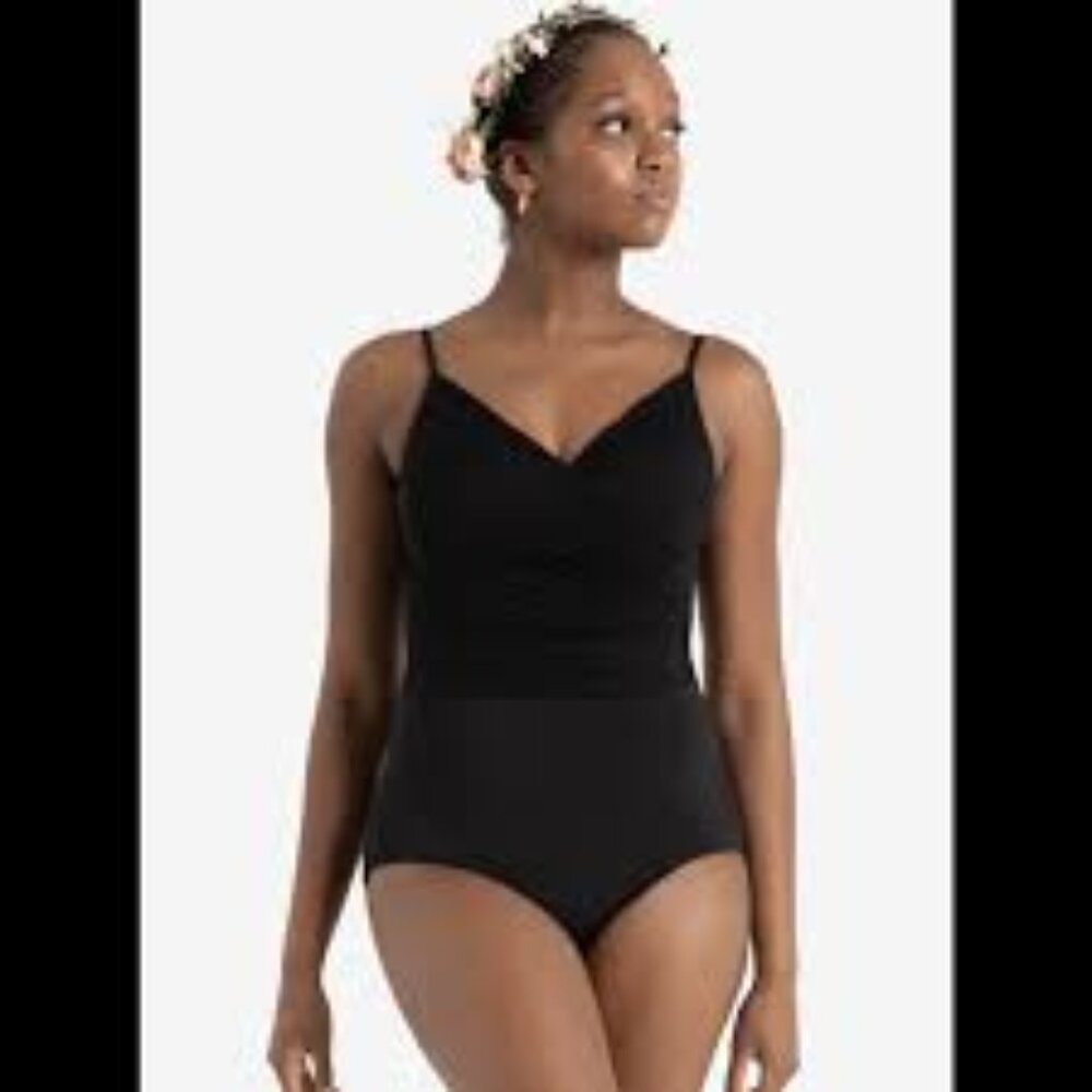 Capezio Ladies Large Black Cami Leotard - 12085W